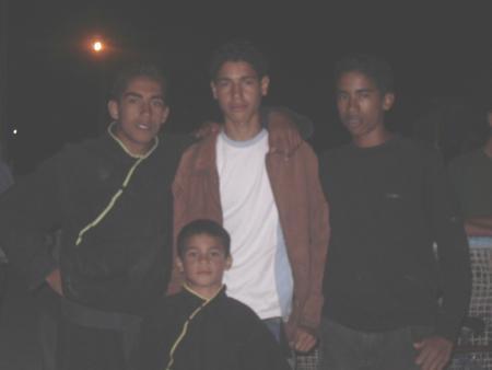 moi et deux cousin